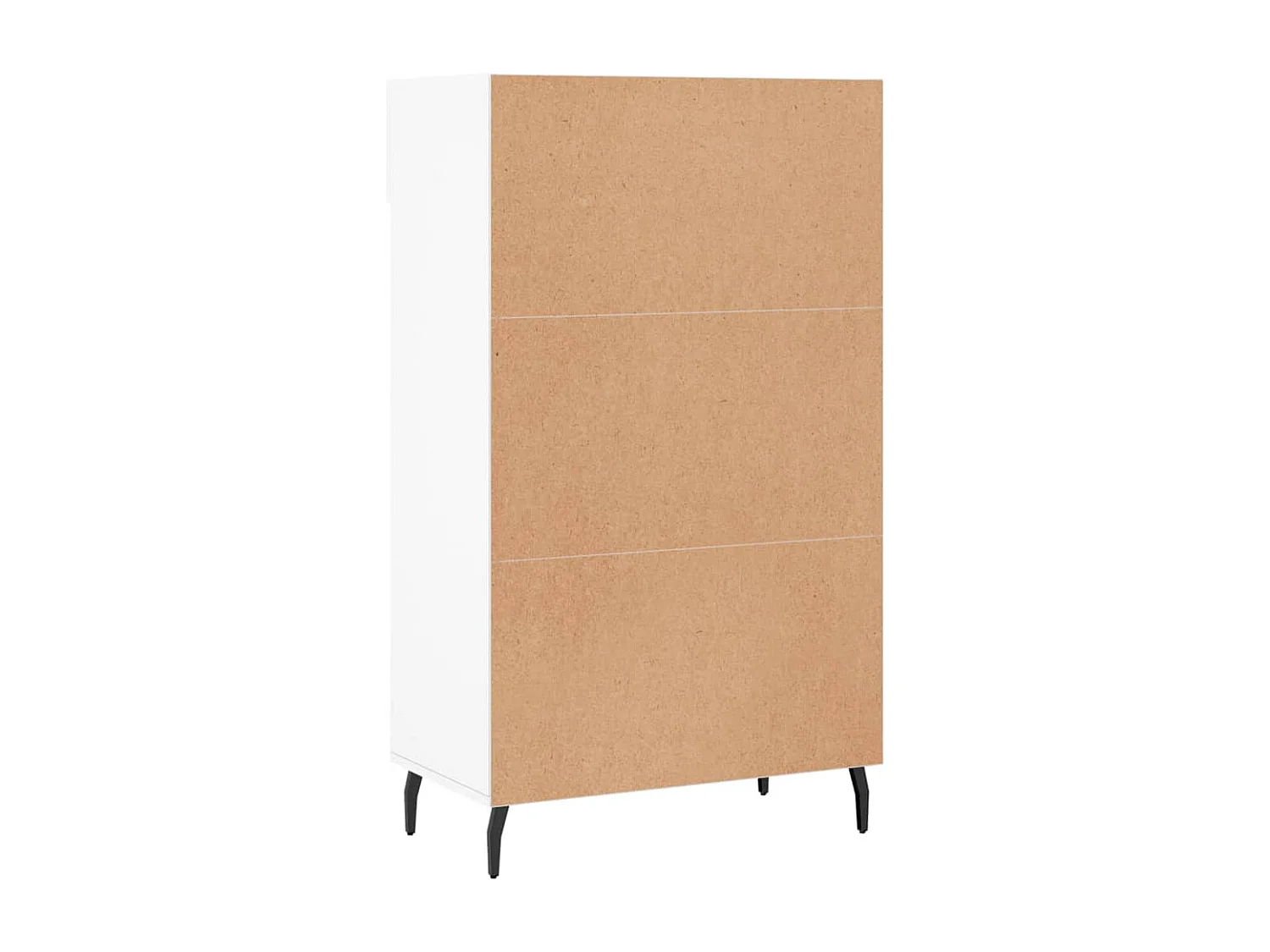 Armoire à chaussures blanc 60x35x105 cm bois d'ingénierie