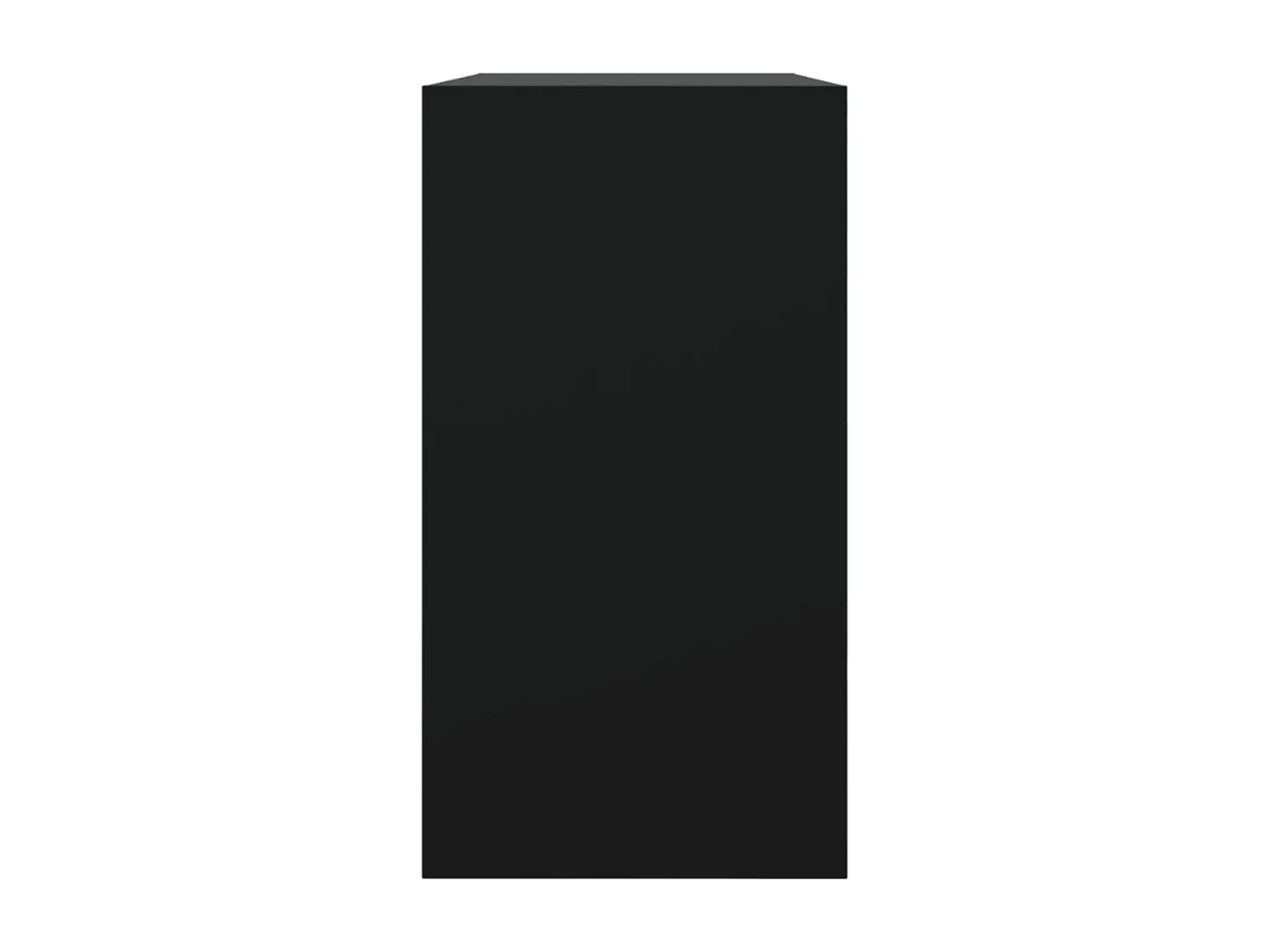 Armoire à chaussures noir 80x34x63 cm bois d'ingénierie