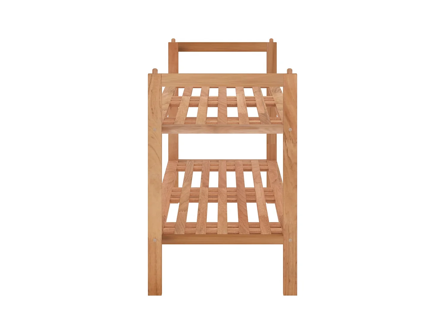 Scarpiera 69x27x41 cm Legno massello di noce