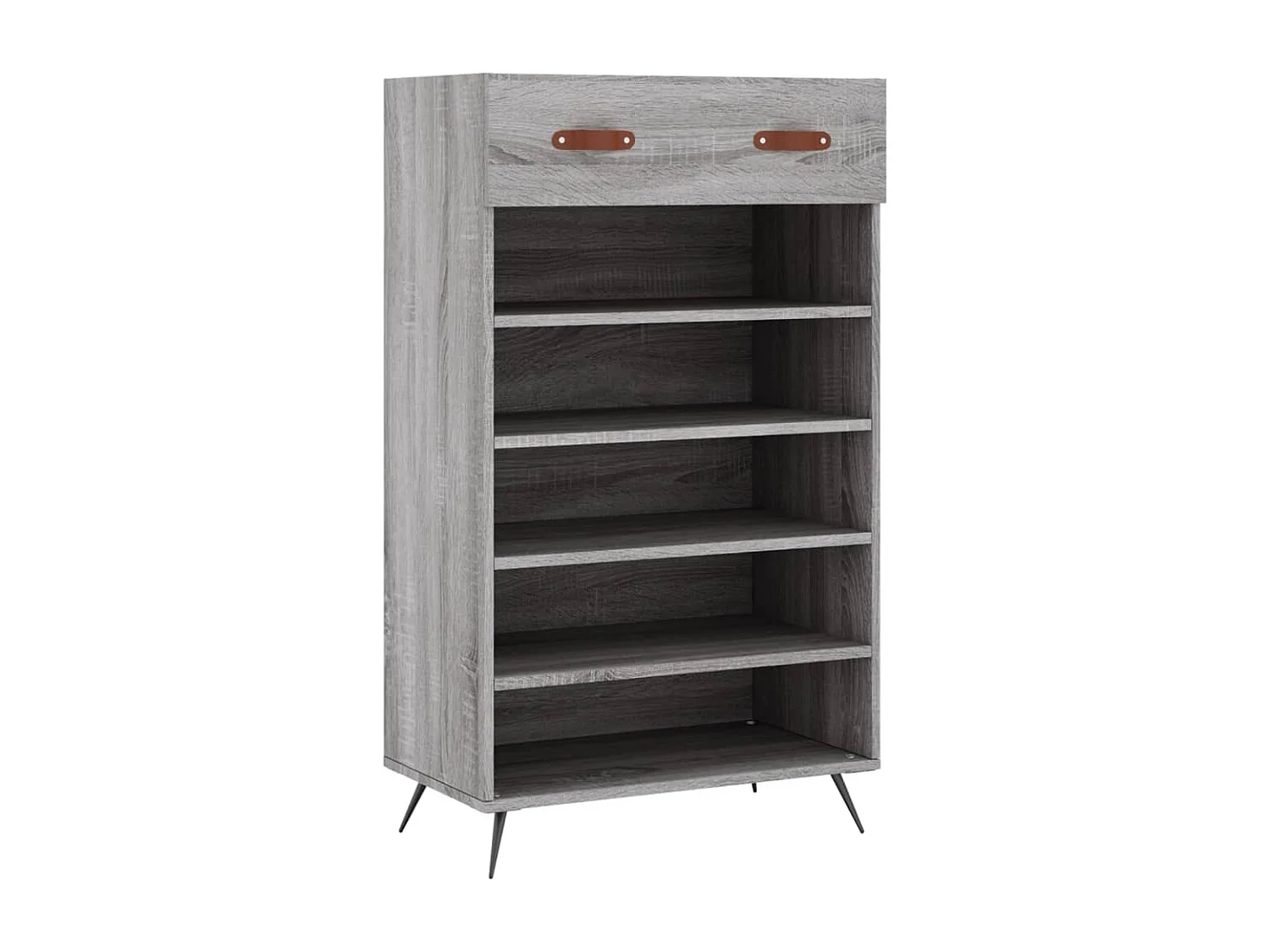 Armoire à chaussures sonoma gris 60x35x105 cm bois d'ingénierie