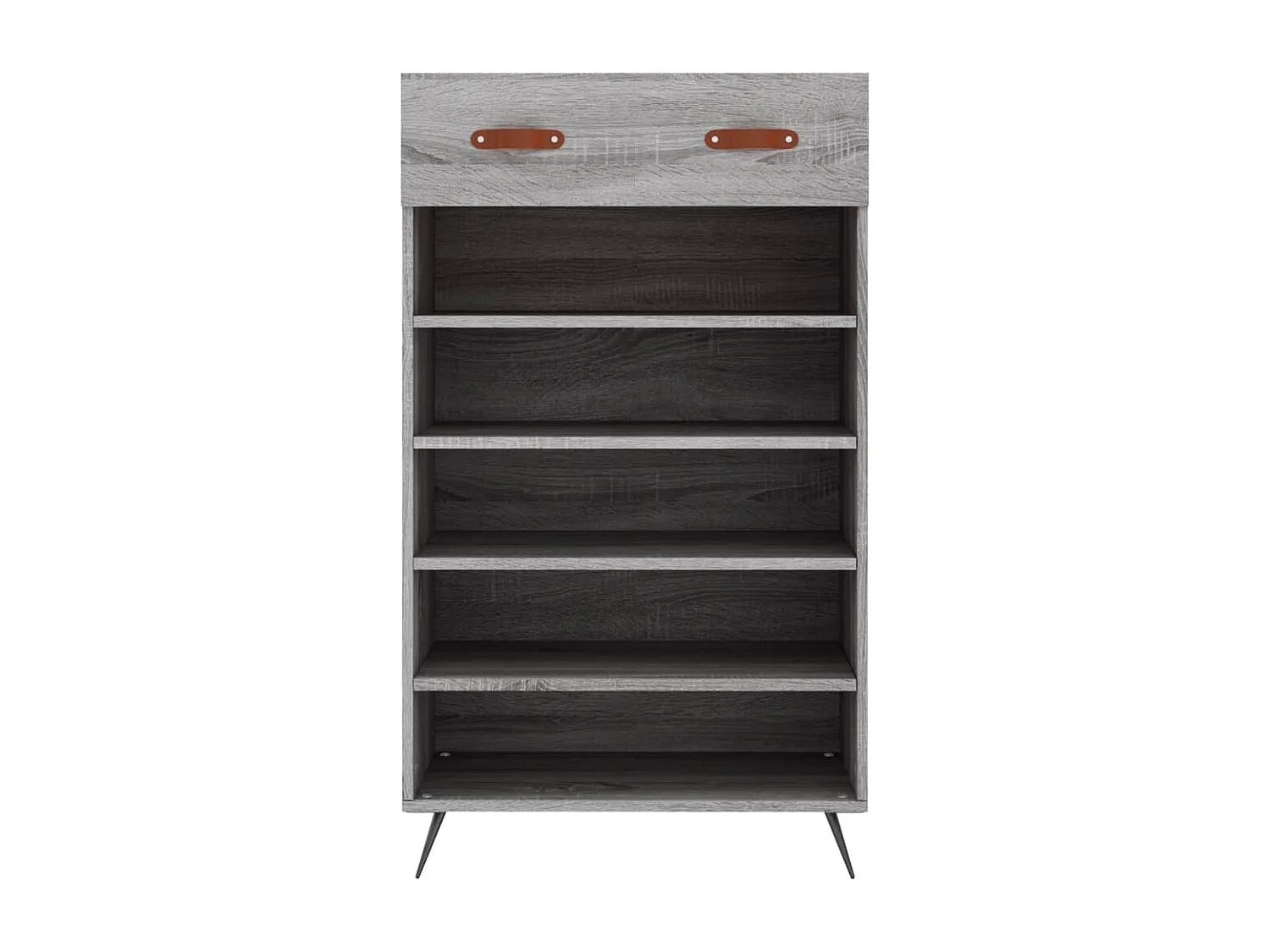 Armoire à chaussures sonoma gris 60x35x105 cm bois d'ingénierie