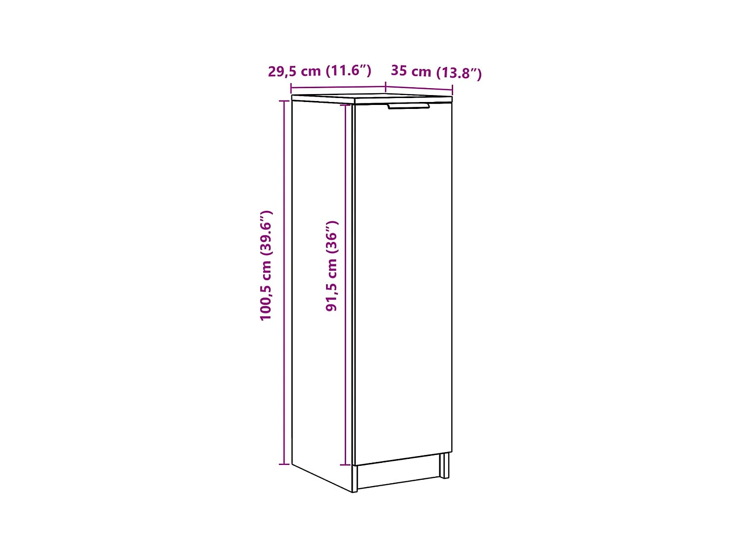 Armoire à chaussures chêne artisanal bois d'ingénierie