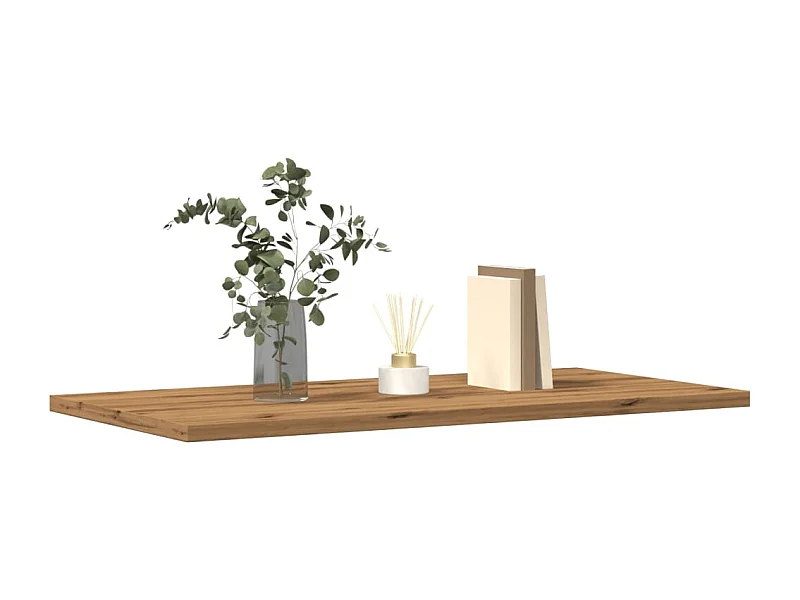 Prateleiras de parede 4 unidades artesanais em carvalho 60x30x1,5 cm