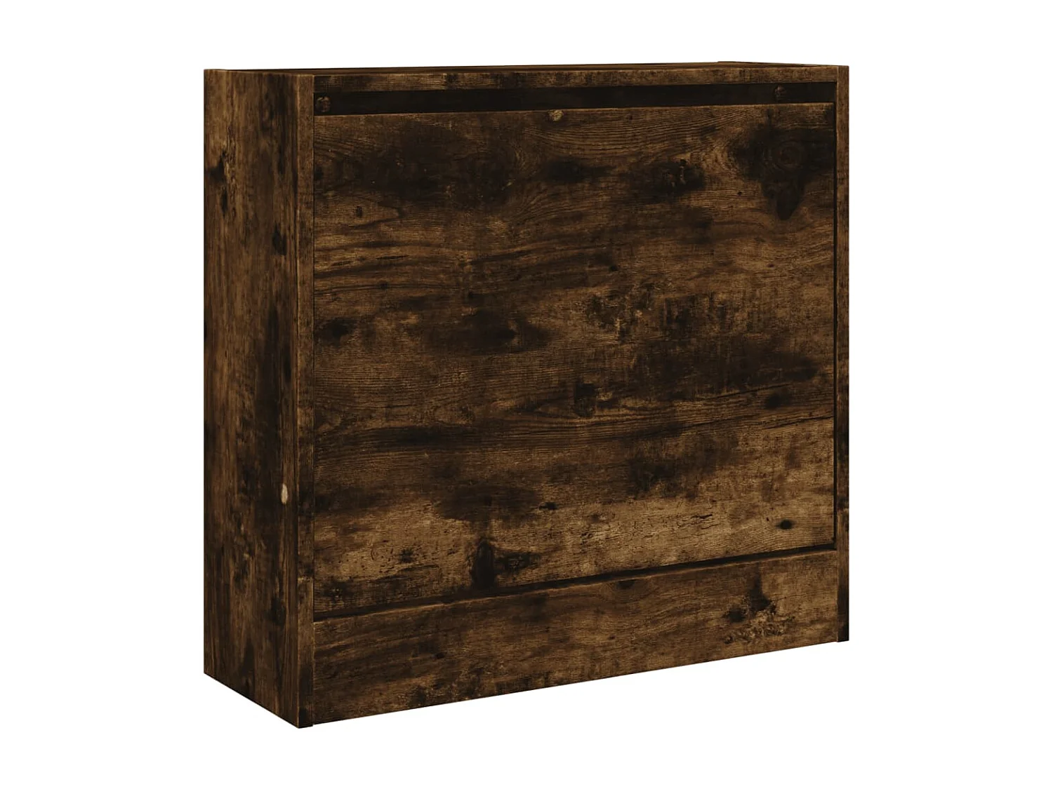 Armoire à chaussures chêne fumé 60x21x57 cm bois d'ingénierie