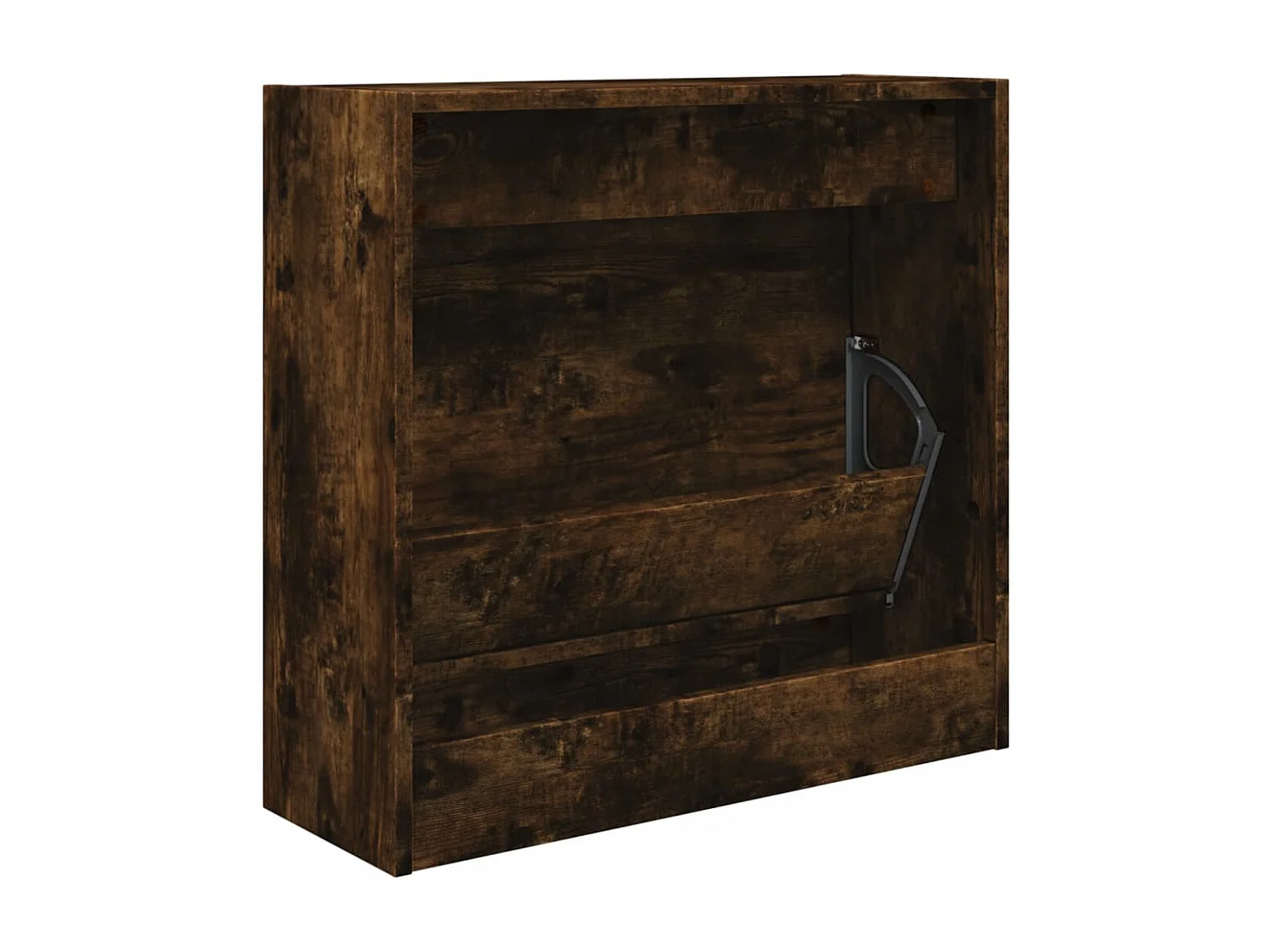 Armoire à chaussures chêne fumé 60x21x57 cm bois d'ingénierie
