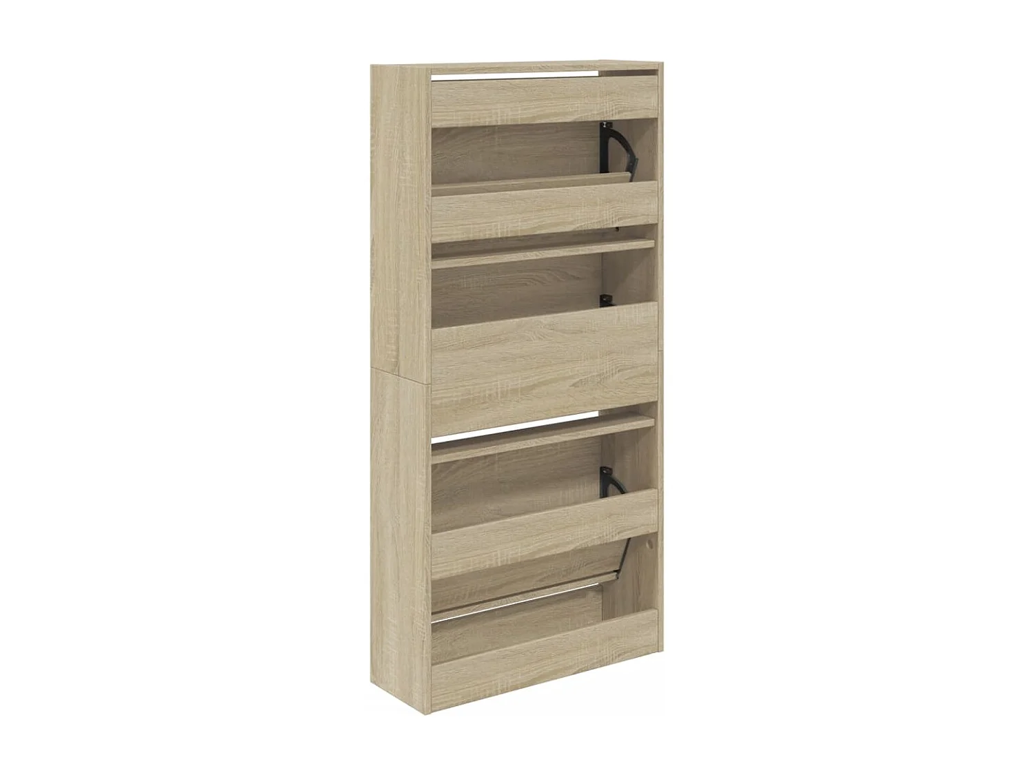 Armoire à chaussures chêne sonoma 60x21x125,5cm bois ingénierie