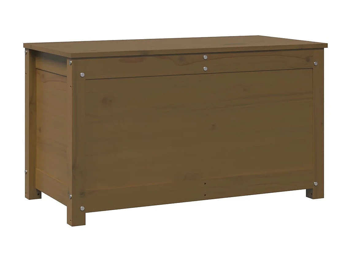 Boîte de rangement Marron miel 80x40x45,5 cm Bois massif de pin