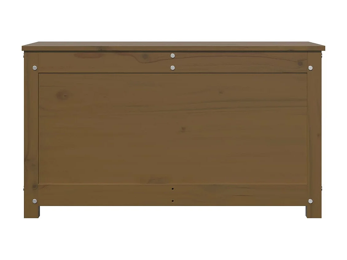 Boîte de rangement Marron miel 80x40x45,5 cm Bois massif de pin