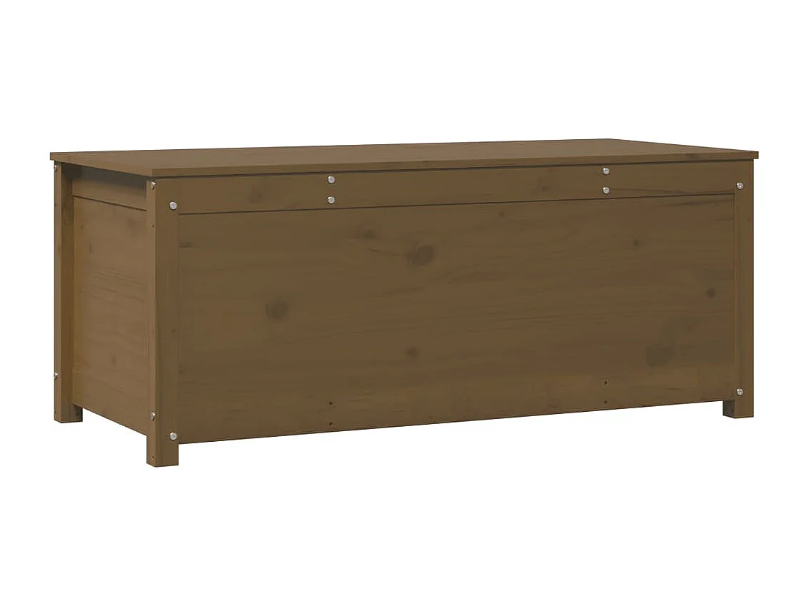 Boîte de rangement Marron miel 110x50x45,5cm Bois massif de pin