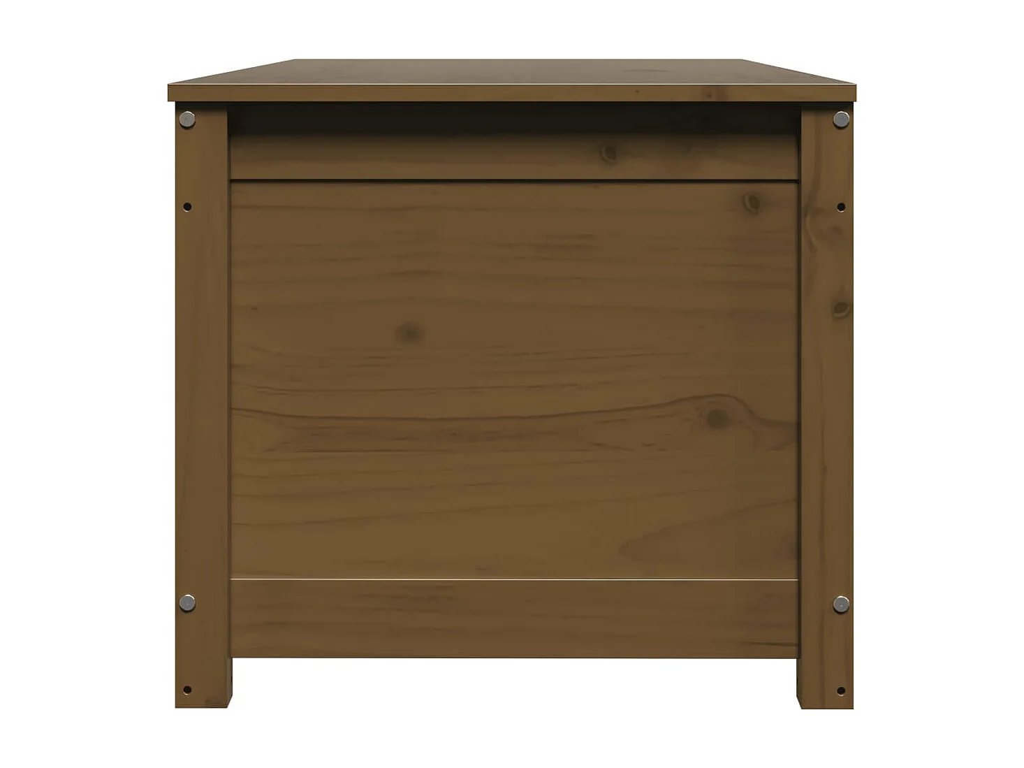 Boîte de rangement Marron miel 110x50x45,5cm Bois massif de pin