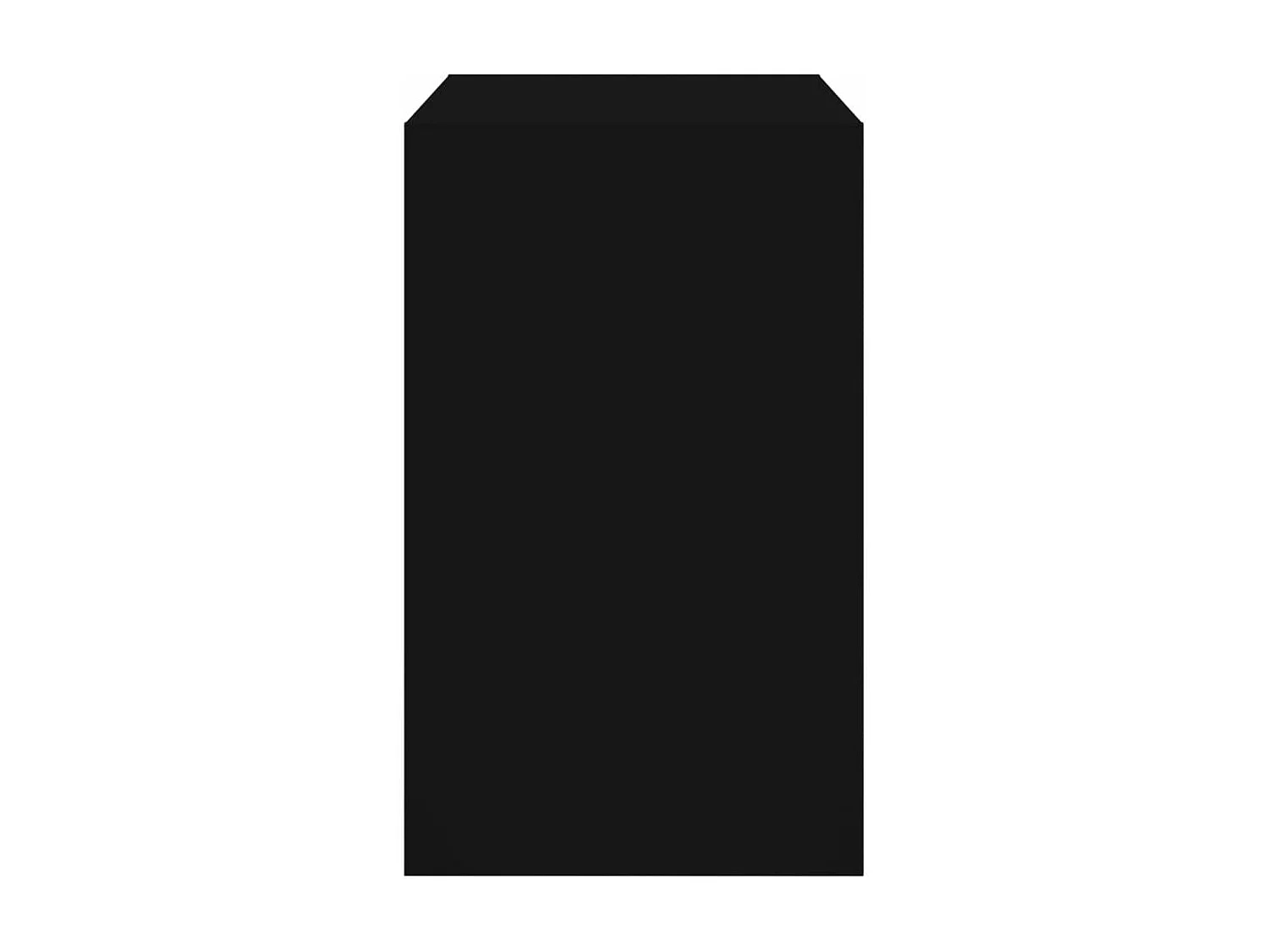 Armoire à chaussures noir 80x42x69 cm bois d'ingénierie