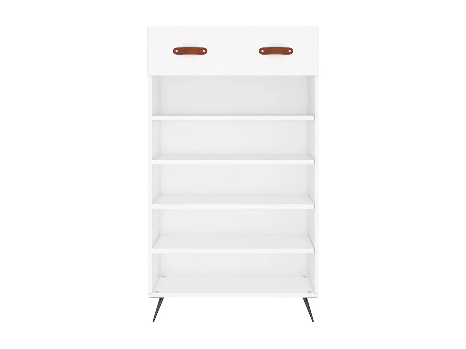 Armoire à chaussures blanc 60x35x105 cm bois d'ingénierie