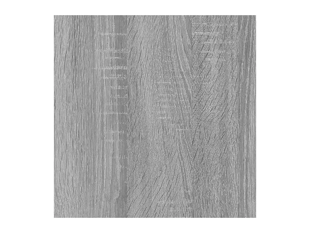 Scarpiera a 3 ripiani con specchio Sonoma grigio 63x17x102,5 cm