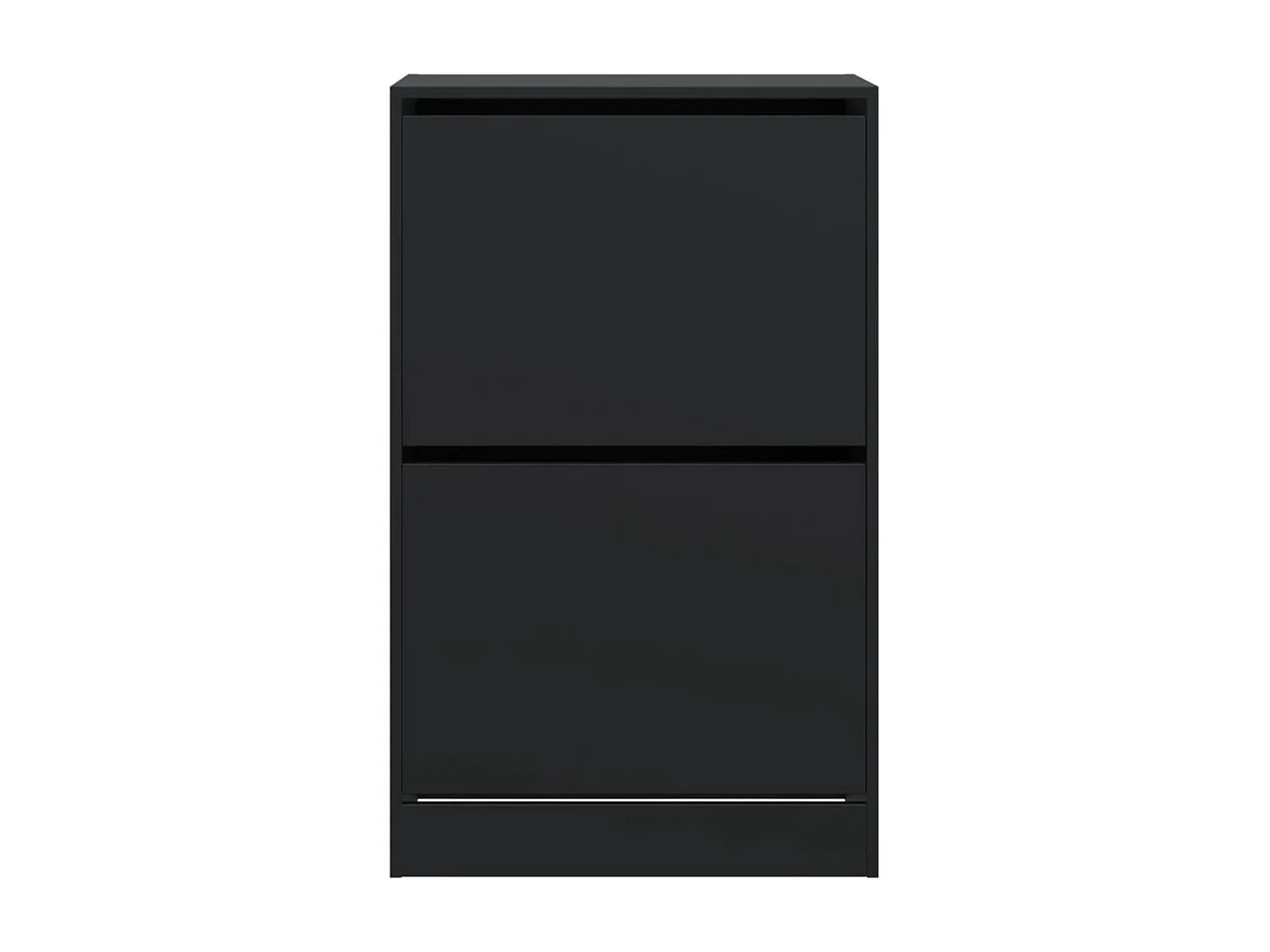 Schuhschrank schwarz 60x34x96,5 cm Holzwerkstoff