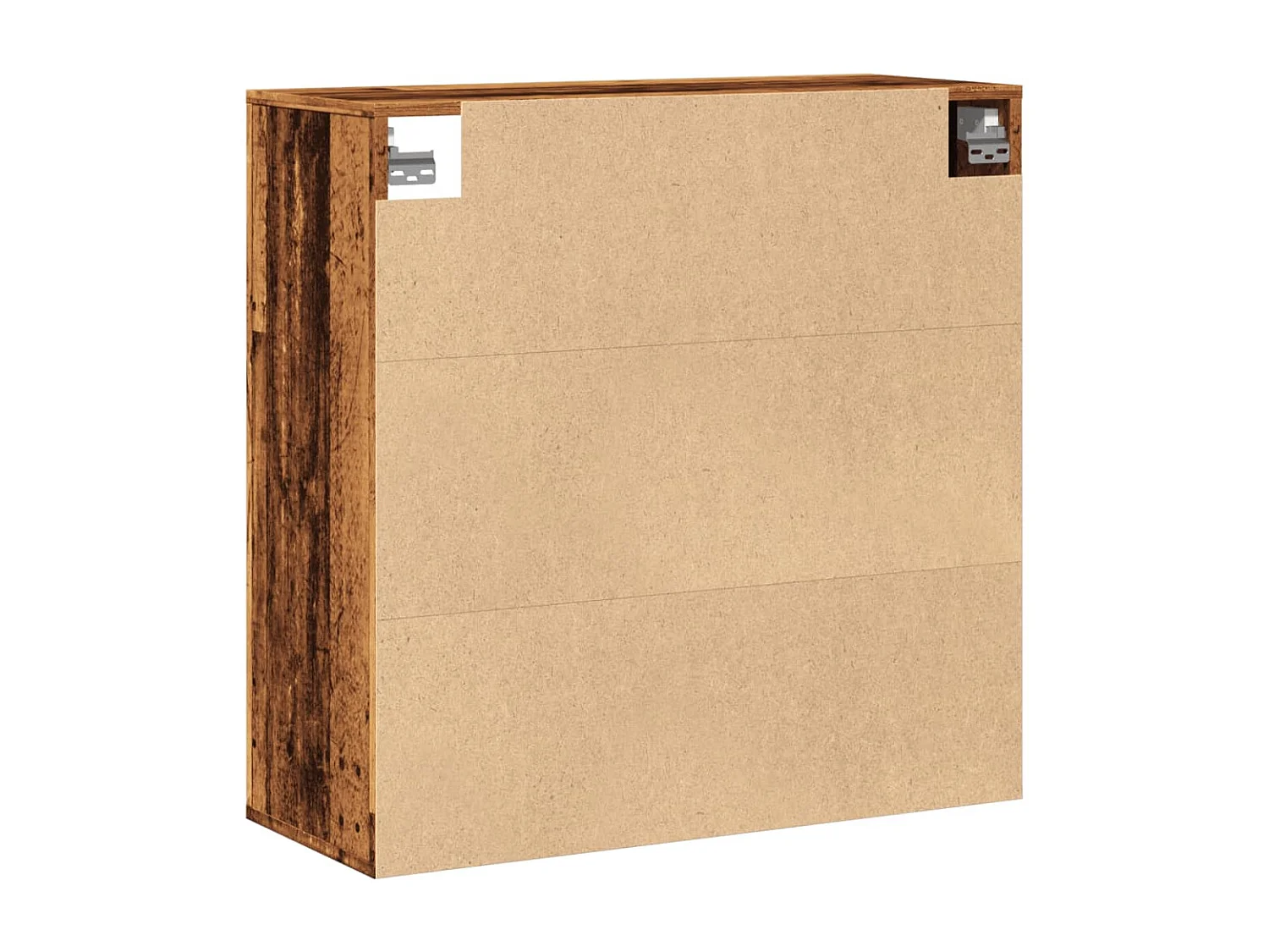 Armoire murale vieux bois 80x33x80 cm bois d'ingénierie