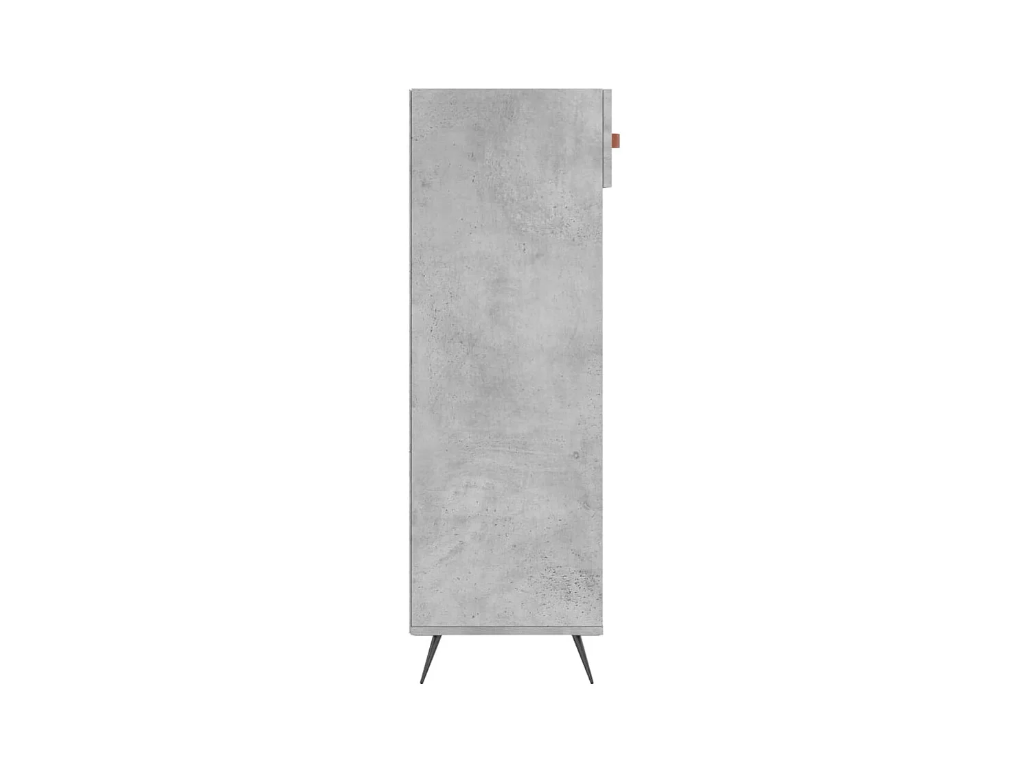 Schoenenkast betongrijs 60x35x105 cm samengesteld hout