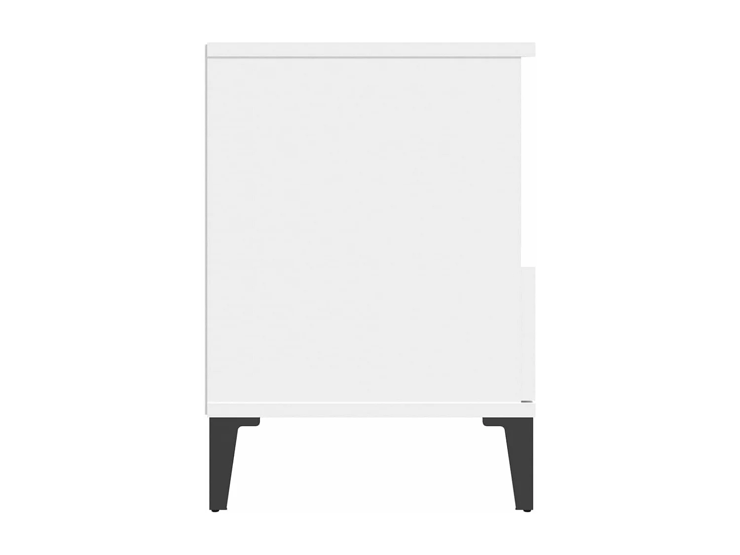 Tables de chevet 2 pcs Blanc 40x35x50 cm
