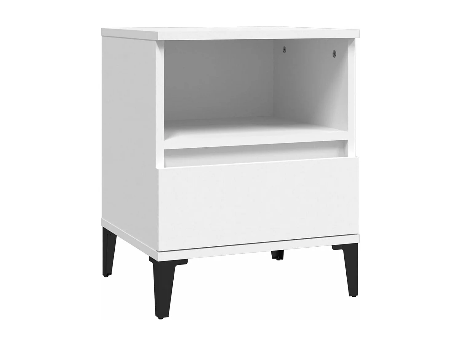 Tables de chevet 2 pcs Blanc 40x35x50 cm