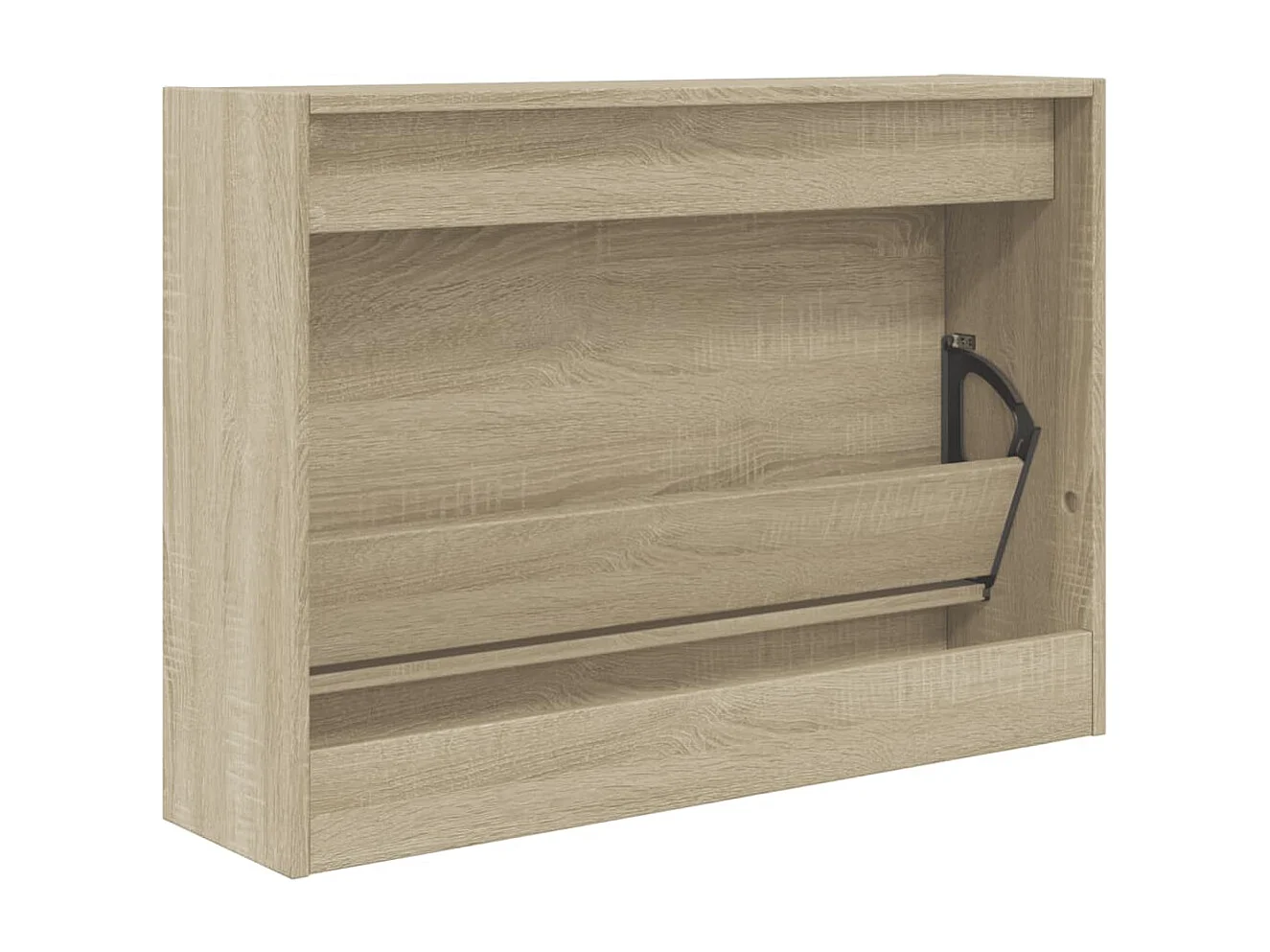 Armoire à chaussures chêne sonoma 80x21x57 cm bois d'ingénierie
