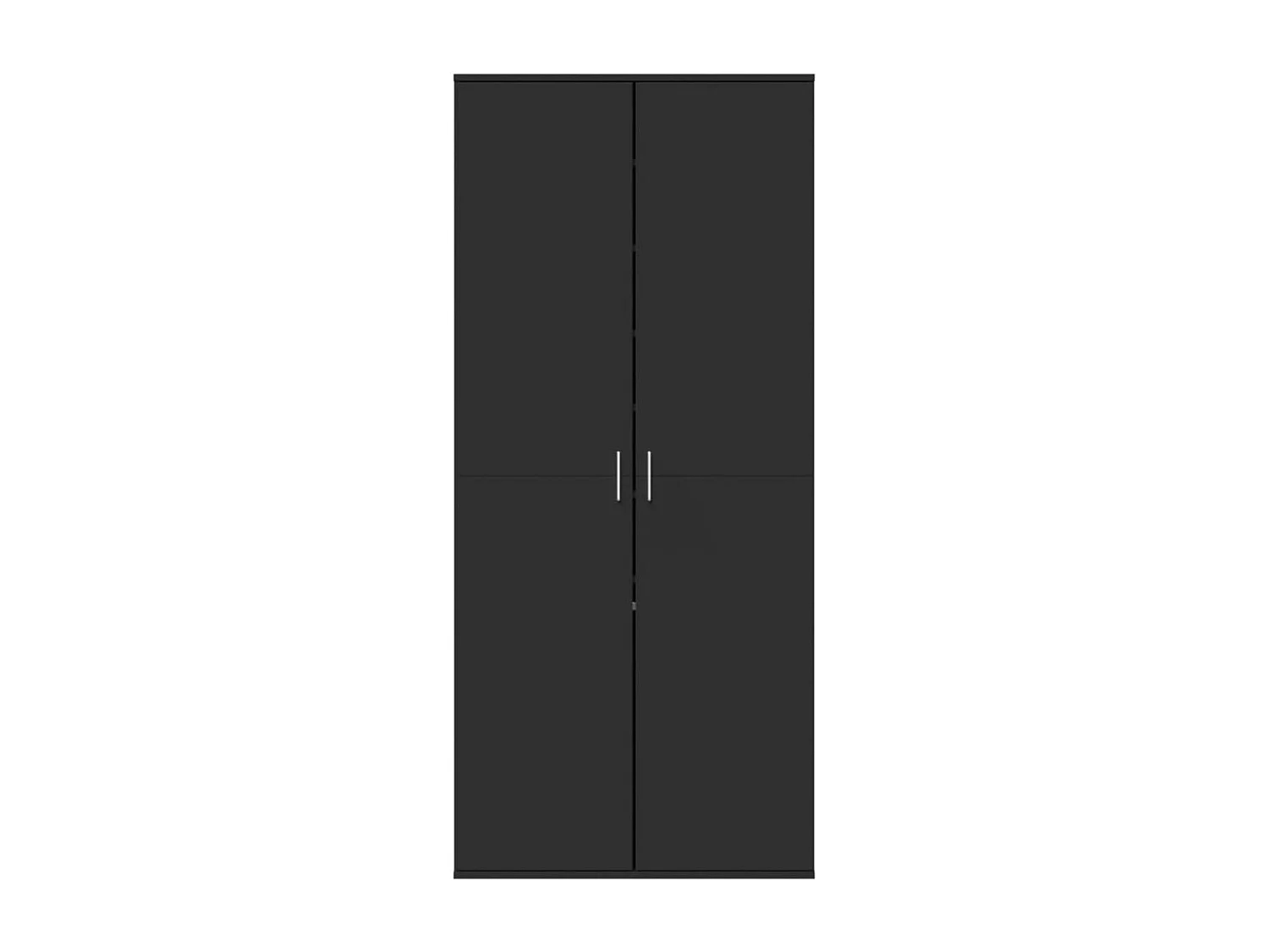 Sapateira preta 80x39x178 cm madeira trabalhada