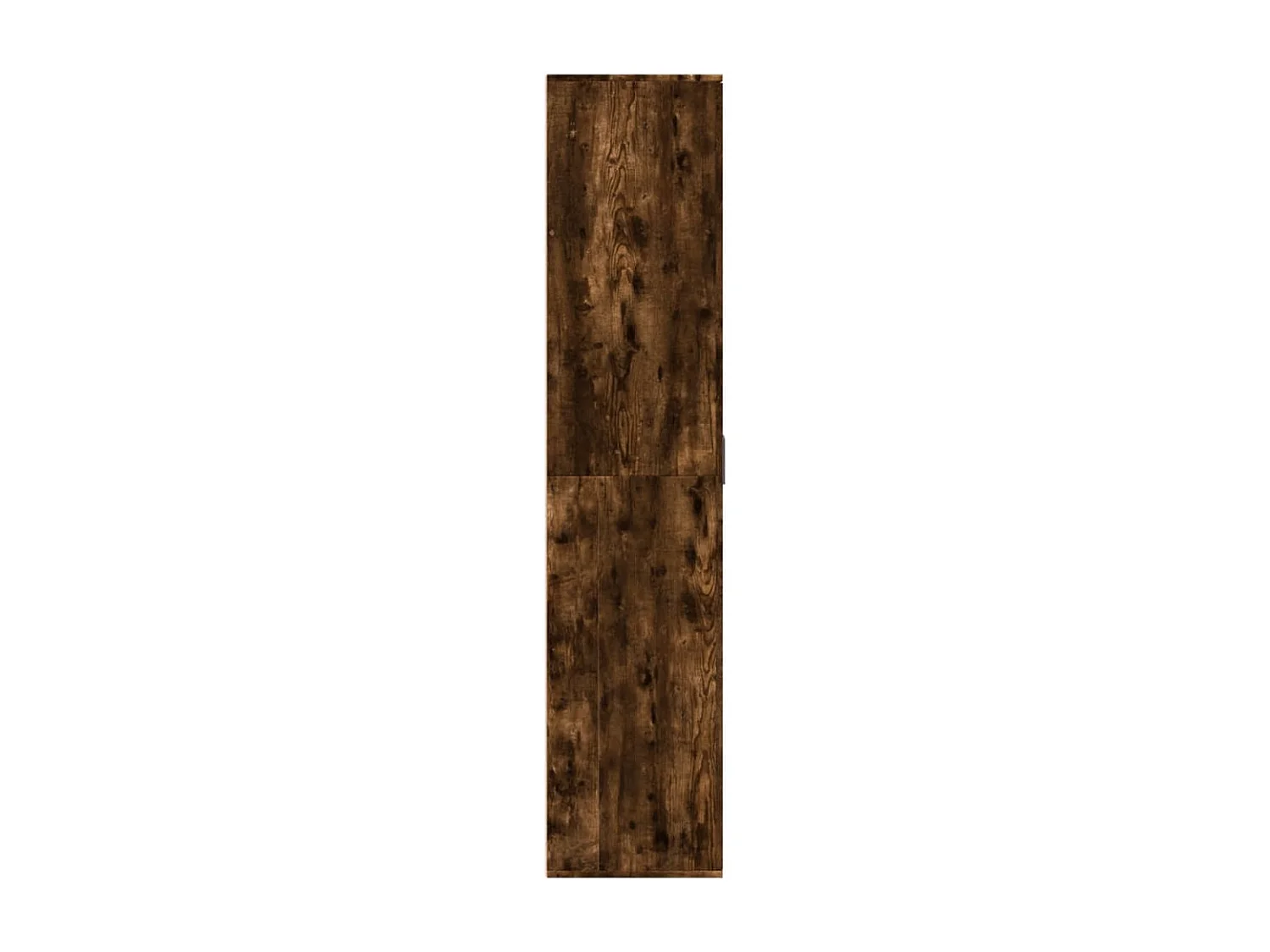 Armoire à chaussures chêne fumé 80x39x178 cm bois d'ingénierie