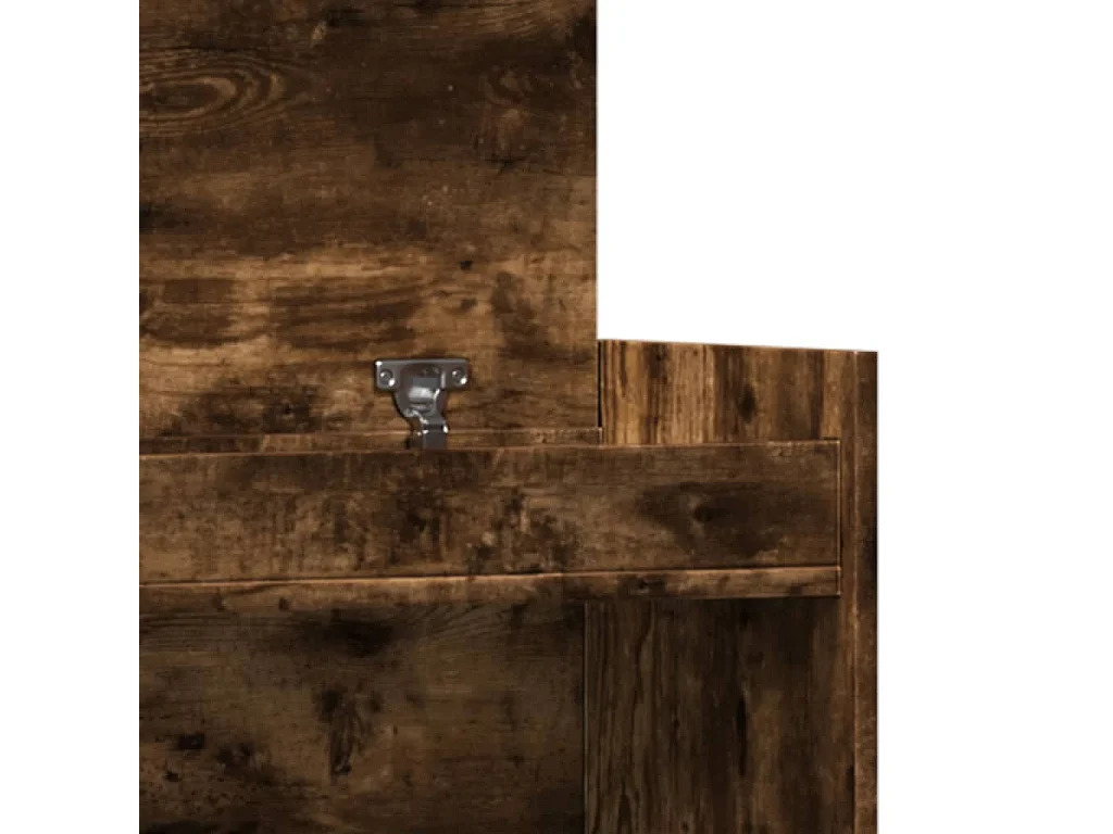 Armoire à chaussures chêne fumé bois d'ingénierie