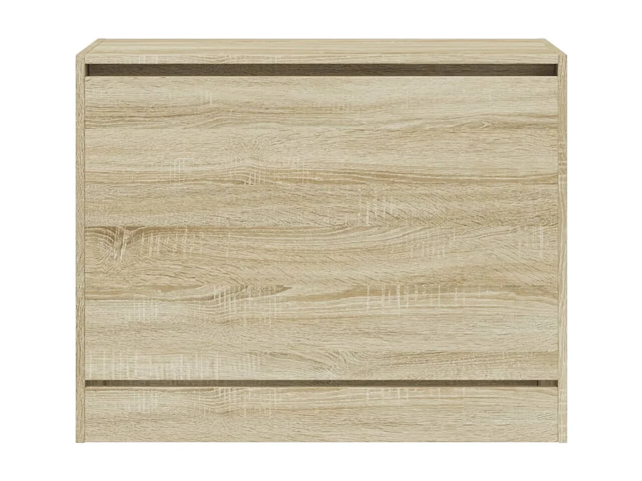 Armoire à chaussures chêne sonoma 80x34x63 cm bois d'ingénierie