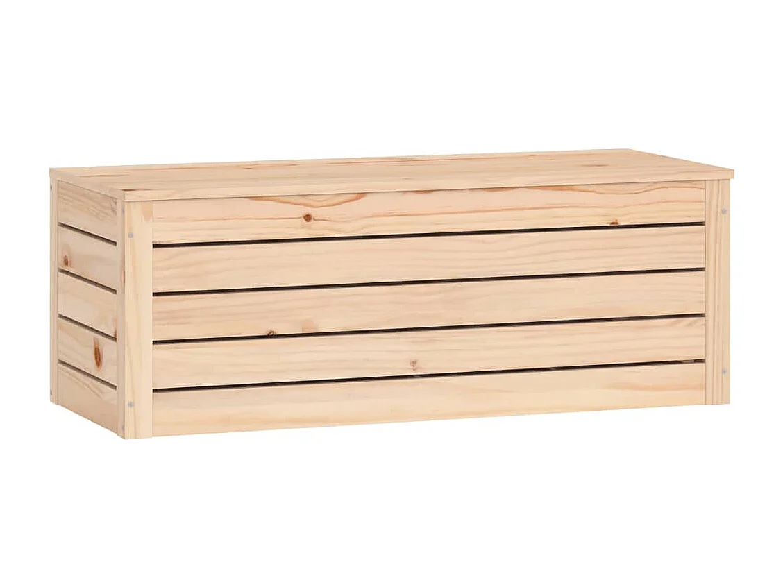 Boîte de rangement 89x36,5x33 cm Bois massif de pin