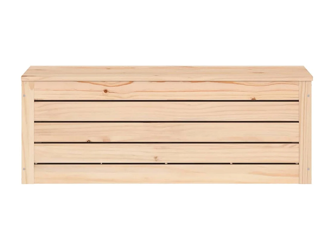 Boîte de rangement 89x36,5x33 cm Bois massif de pin