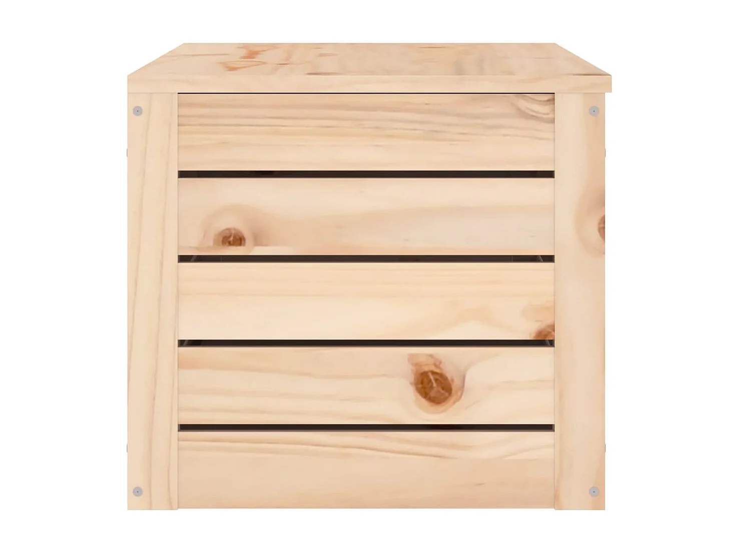 Boîte de rangement 89x36,5x33 cm Bois massif de pin