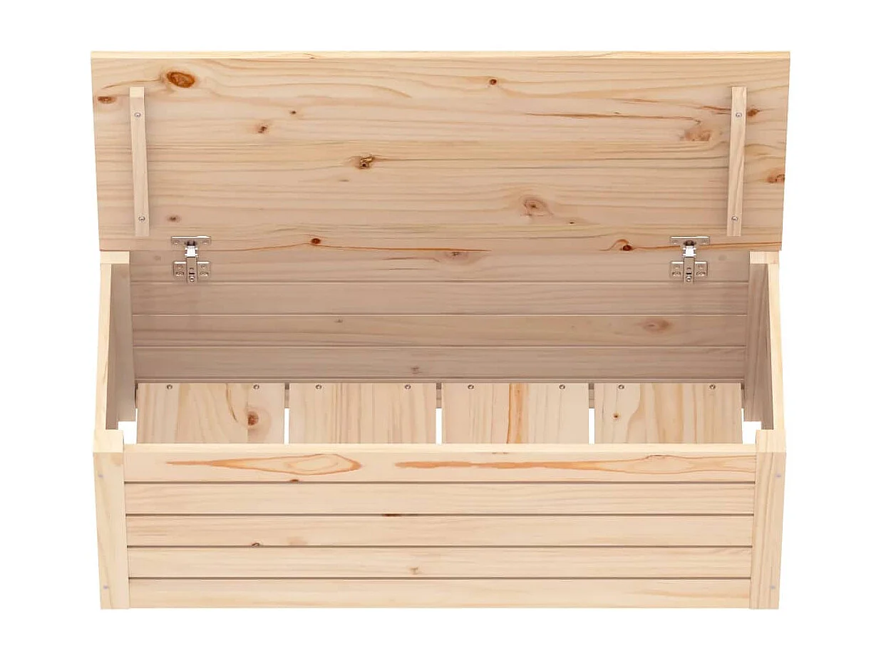 Boîte de rangement 89x36,5x33 cm Bois massif de pin