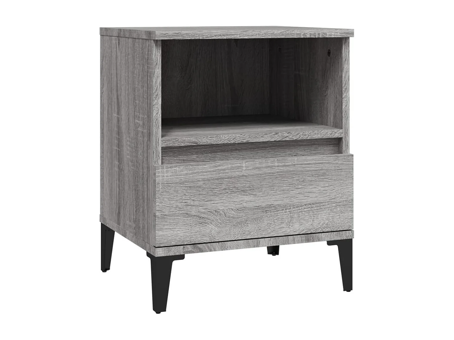 Tables de chevet 2 pcs Sonoma gris 40x35x50 cm