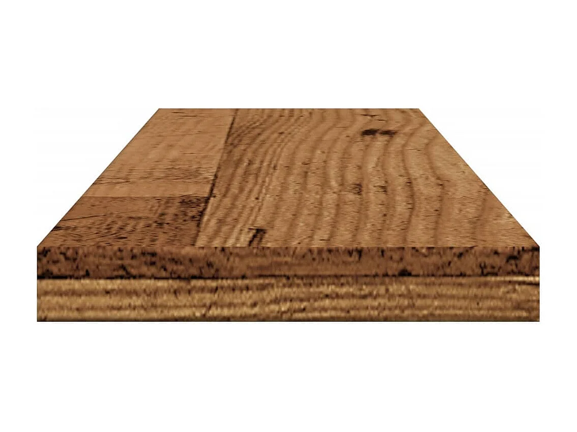 Bücherregalplatten, 4 Stück, Altholz, Holzwerkstoff