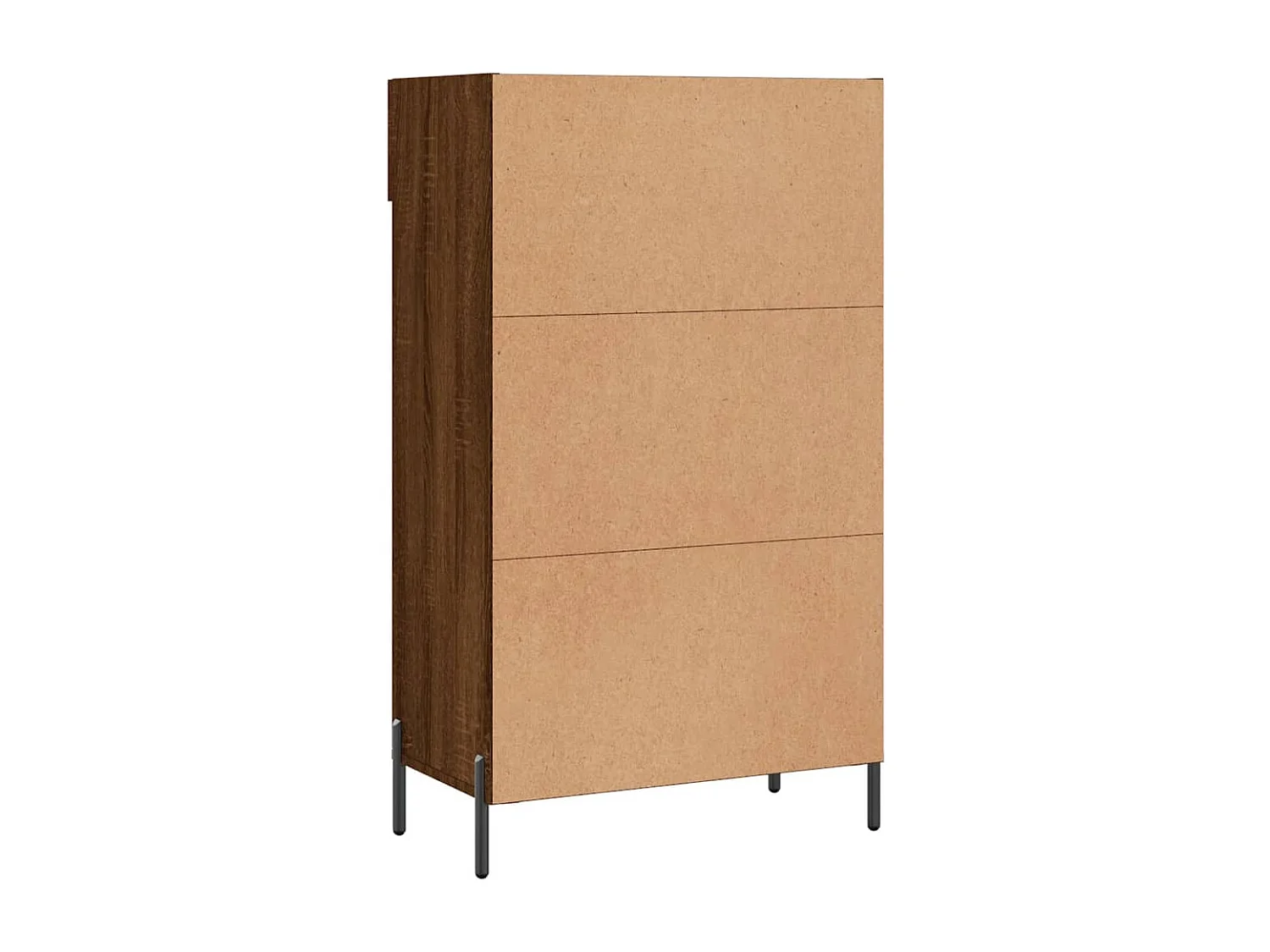 Armoire à chaussures chêne marron 60x35x105cm bois d'ingénierie