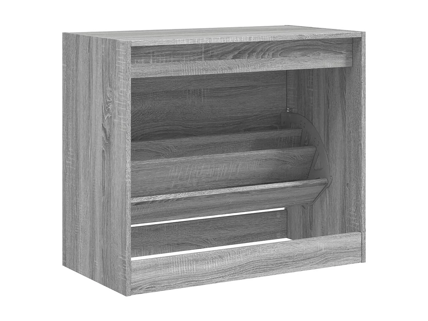 Armoire à chaussures sonoma gris 80x42x69 cm bois d'ingénierie