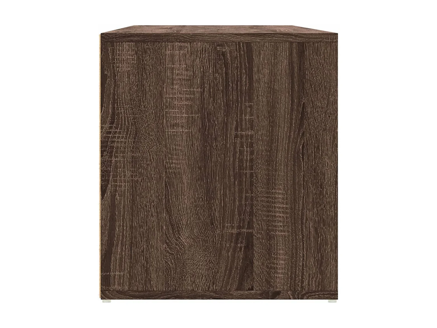 Armário de canto em carvalho marrom 160x40x45 cm madeira projetada