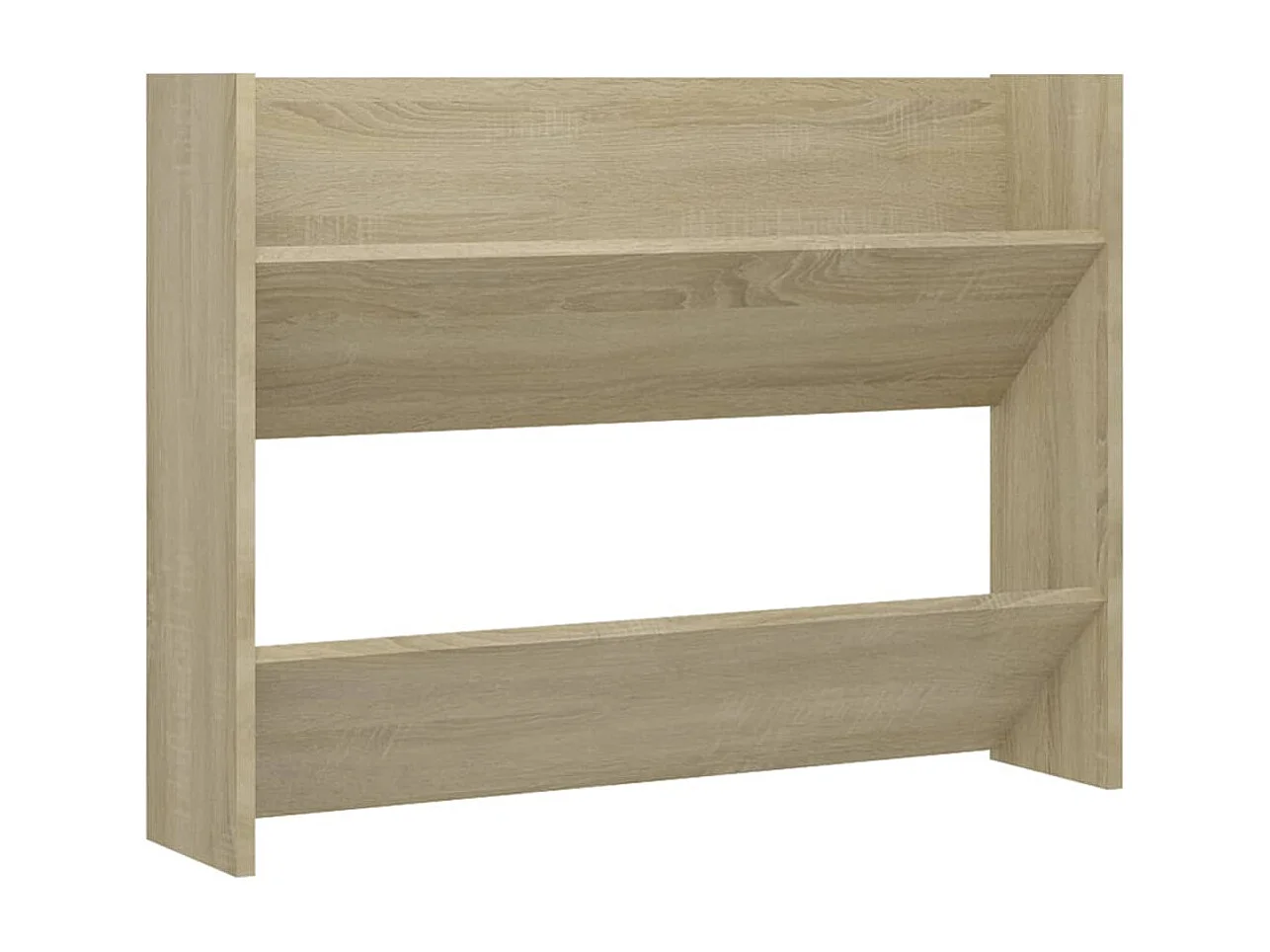 Zapatero de pared Roble Sonoma 80x18x60 cm Aglomerado