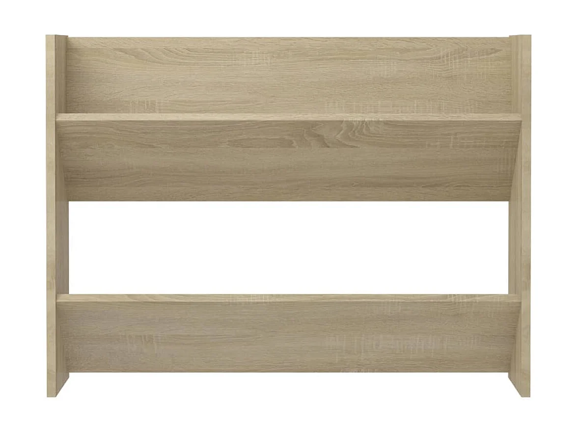 Zapatero de pared Roble Sonoma 80x18x60 cm Aglomerado