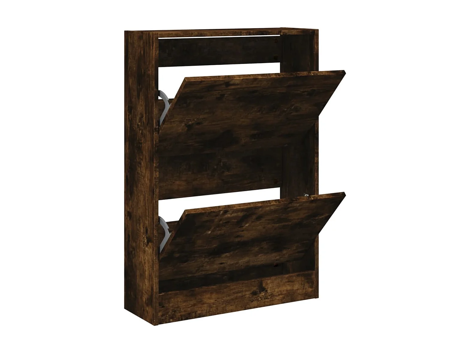 Scarpiera in rovere affumicato 60x21x87,5 cm in derivati del legno