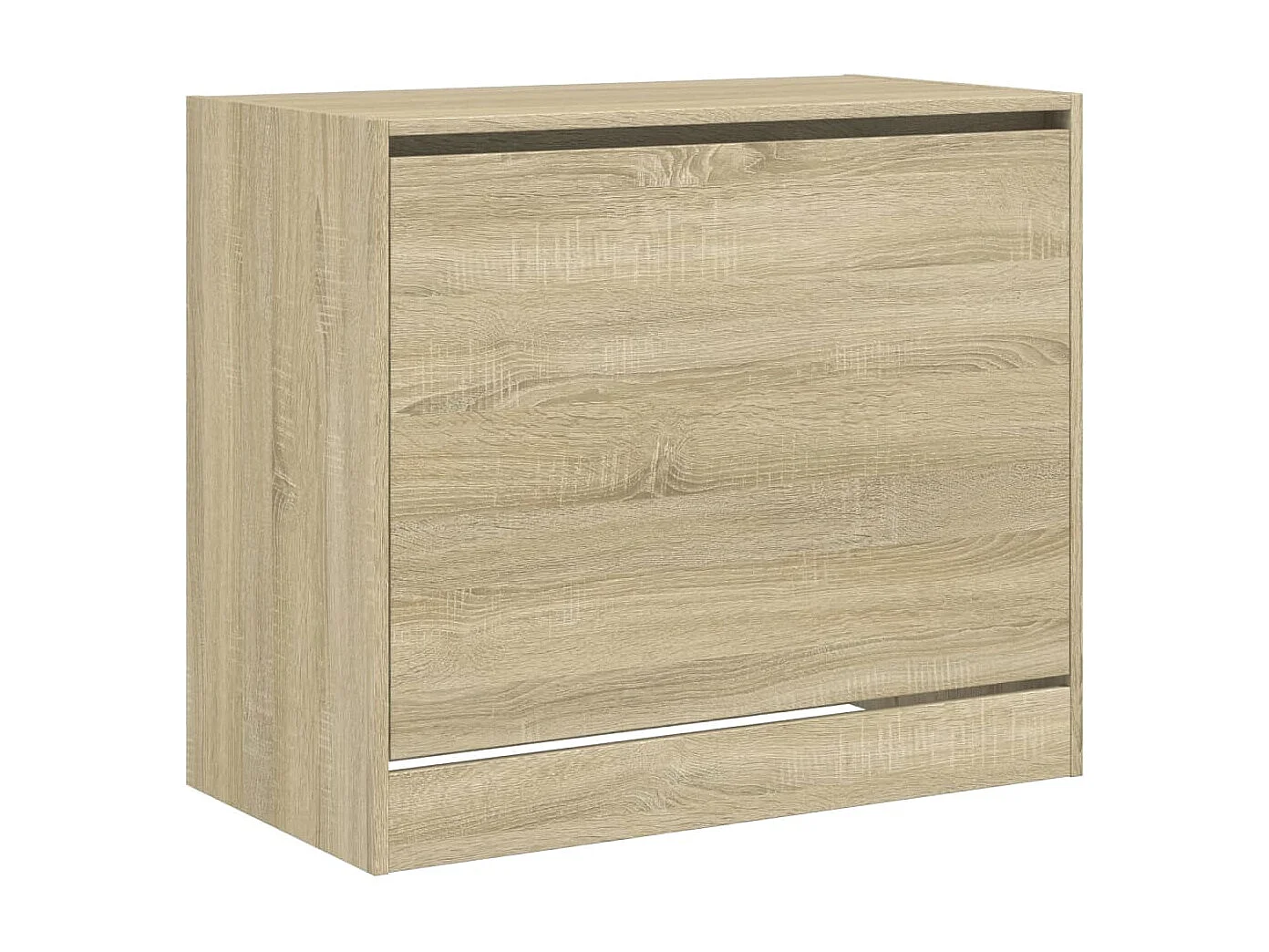 Schuhschrank aus Sonoma-Eiche, 80 x 42 x 69 cm, Holzwerkstoff