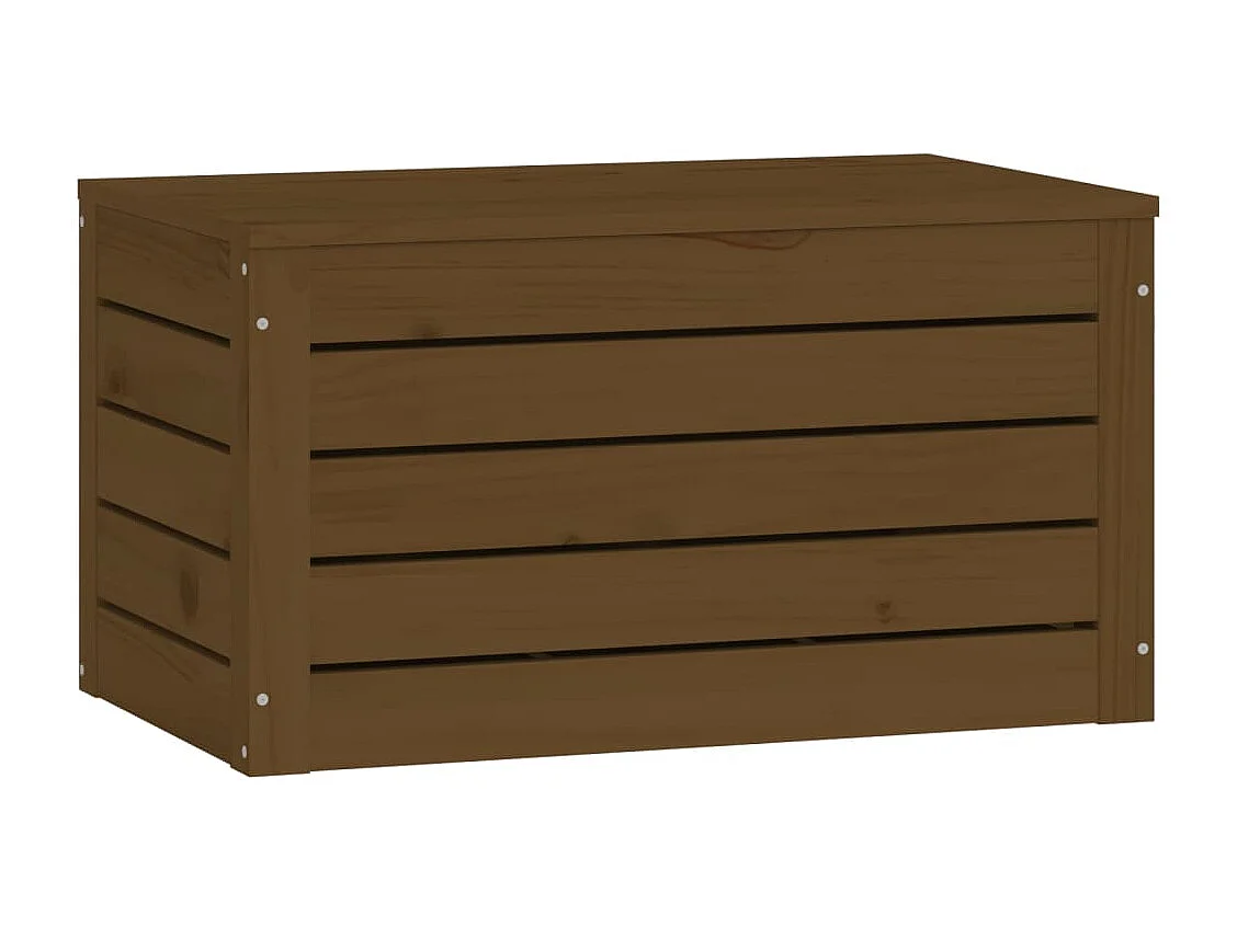 Aufbewahrungsbox Honigbraun 59,5x36,5x33 cm Massives Kiefernholz