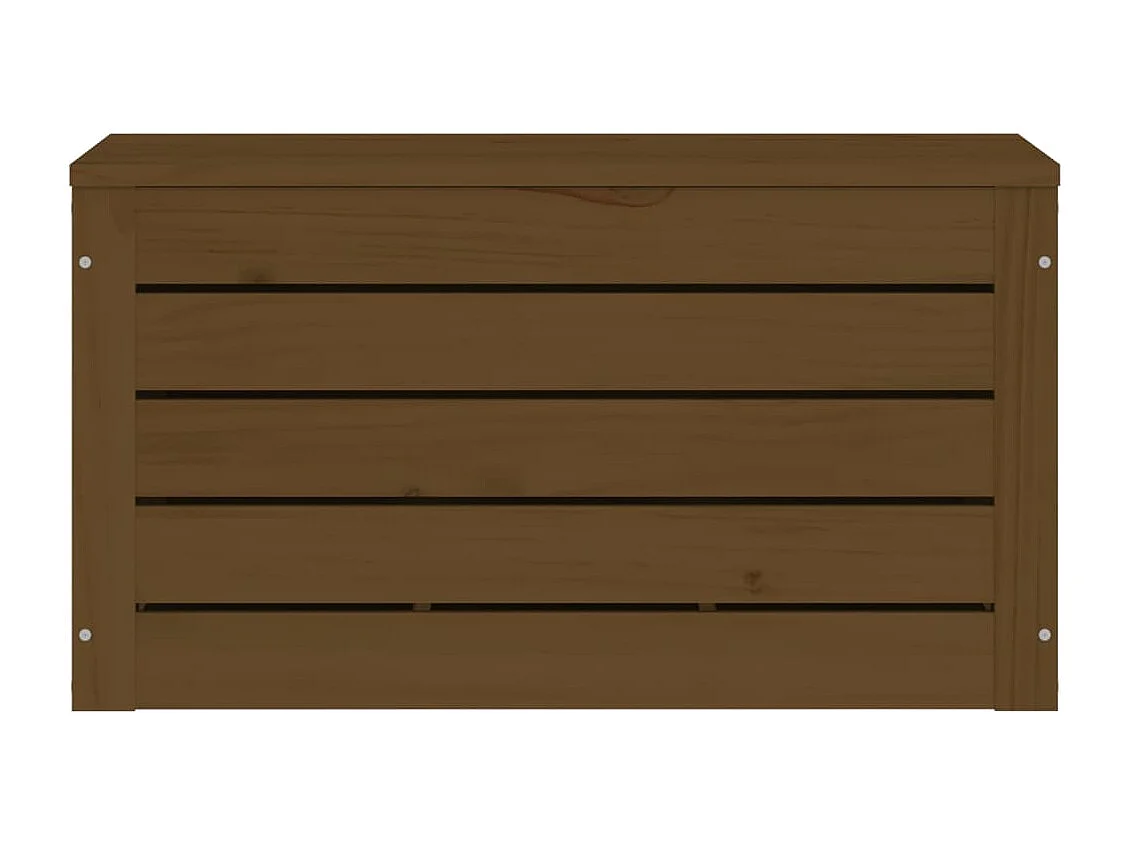 Aufbewahrungsbox Honigbraun 59,5x36,5x33 cm Massives Kiefernholz