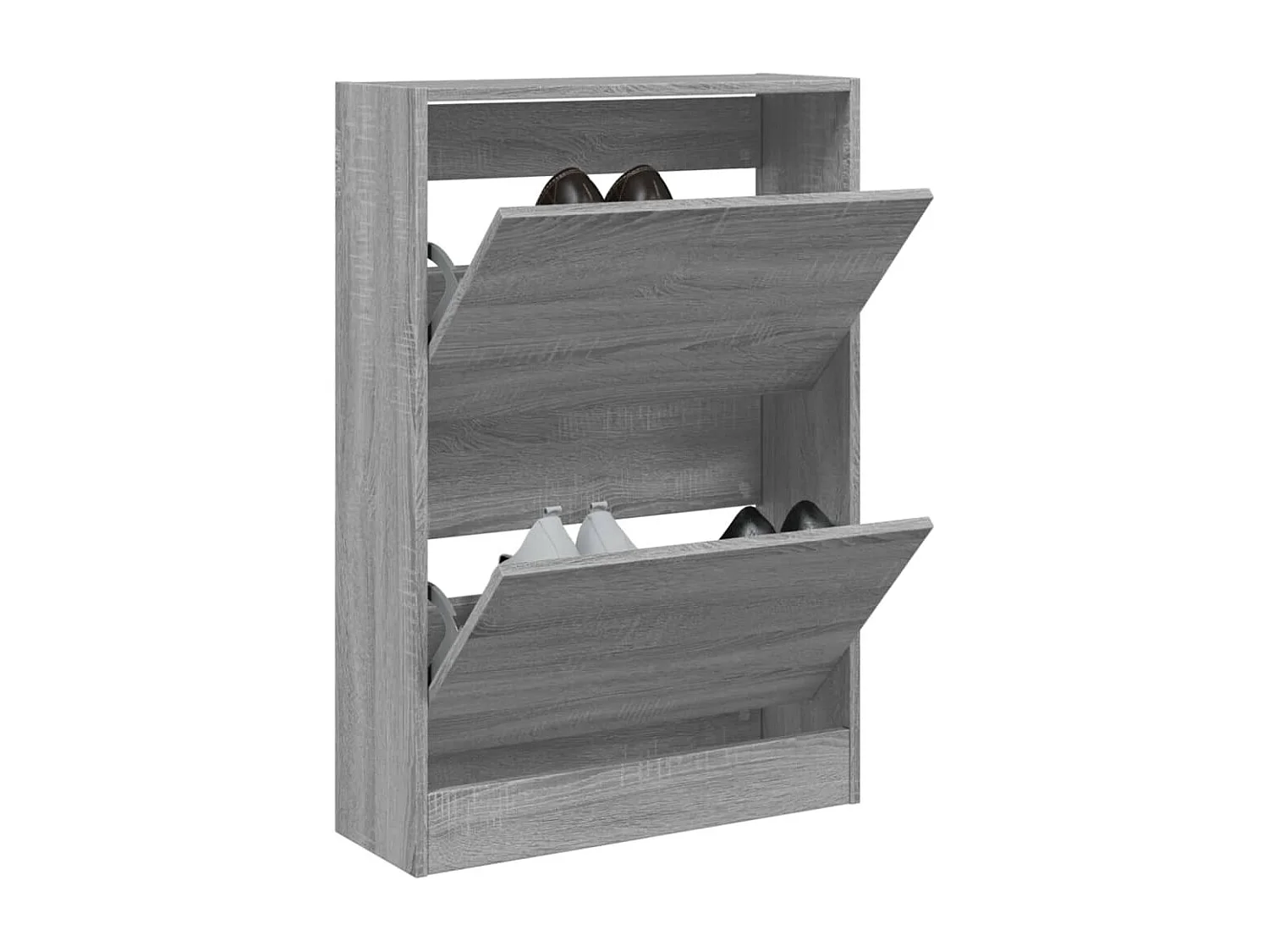 Armoire à chaussures sonoma gris 60x21x87,5 cm bois ingénierie
