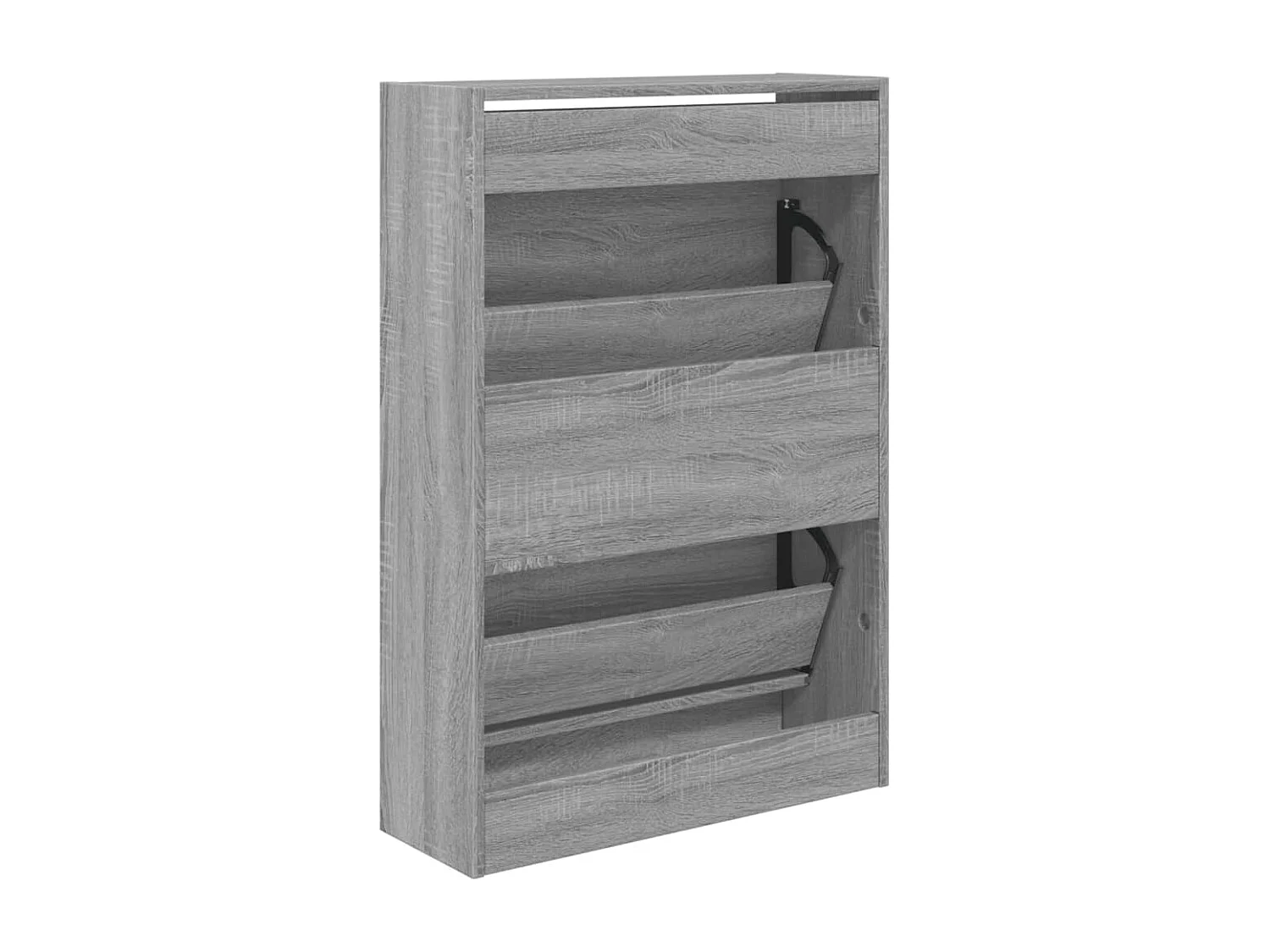 Armoire à chaussures sonoma gris 60x21x87,5 cm bois ingénierie