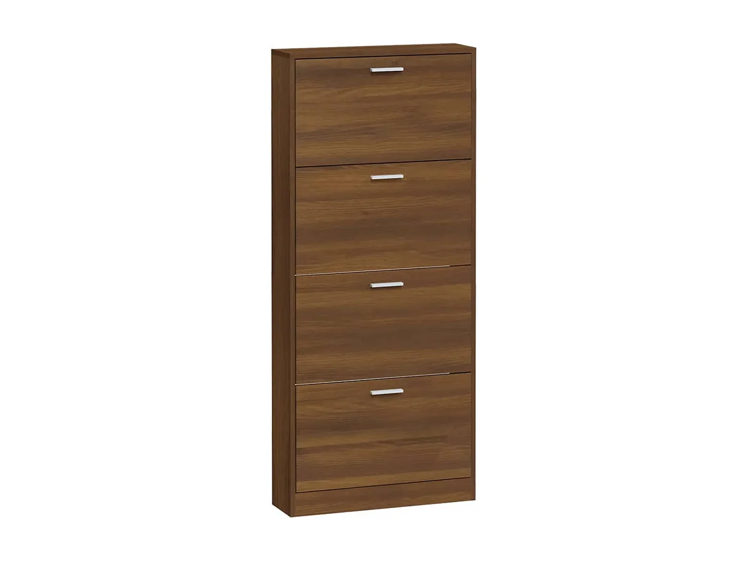 Armoire à chaussures Chêne marron 59x17x150cm Bois d'ingénierie