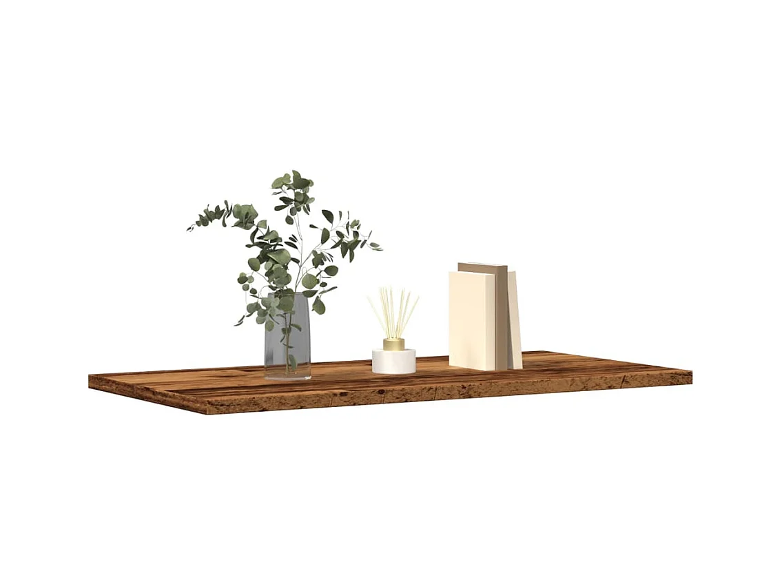 Étagères murales 4 pcs vieux bois 60x30x1,5cm bois d'ingénierie