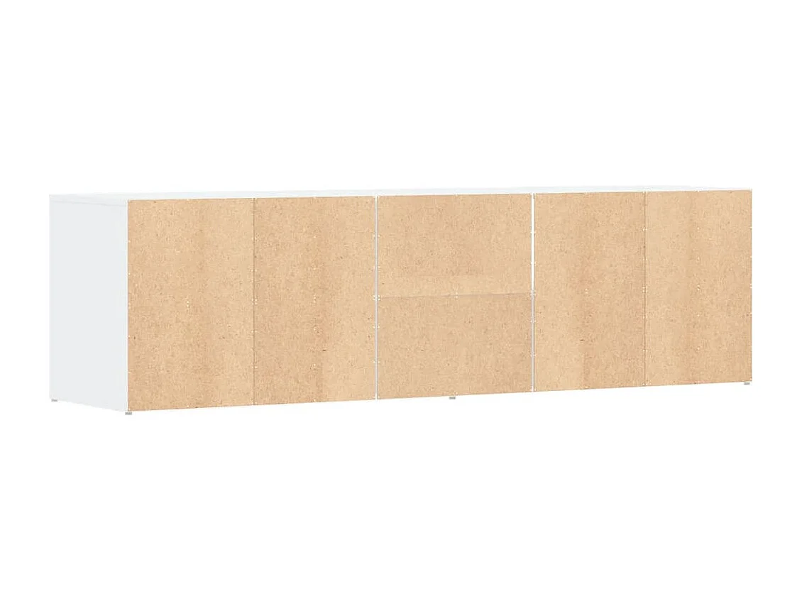 Armoire d'angle blanc 160x40x45 cm bois d’ingénierie