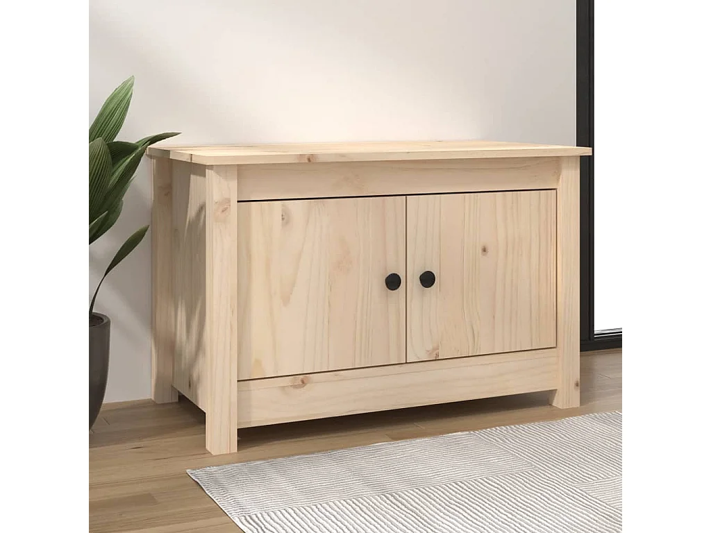 Armoire à chaussures 70x38x45,5 cm Bois de pin massif