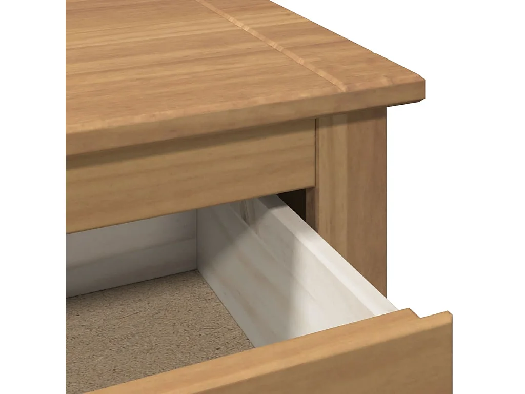 Scarpiera Panama 80x40x114 cm in legno massello di pino