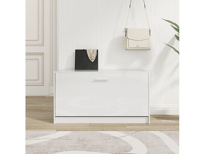 Panca per scarpe con sgabello e ripiani regolabili, 120 x 35 x 71,5 cm